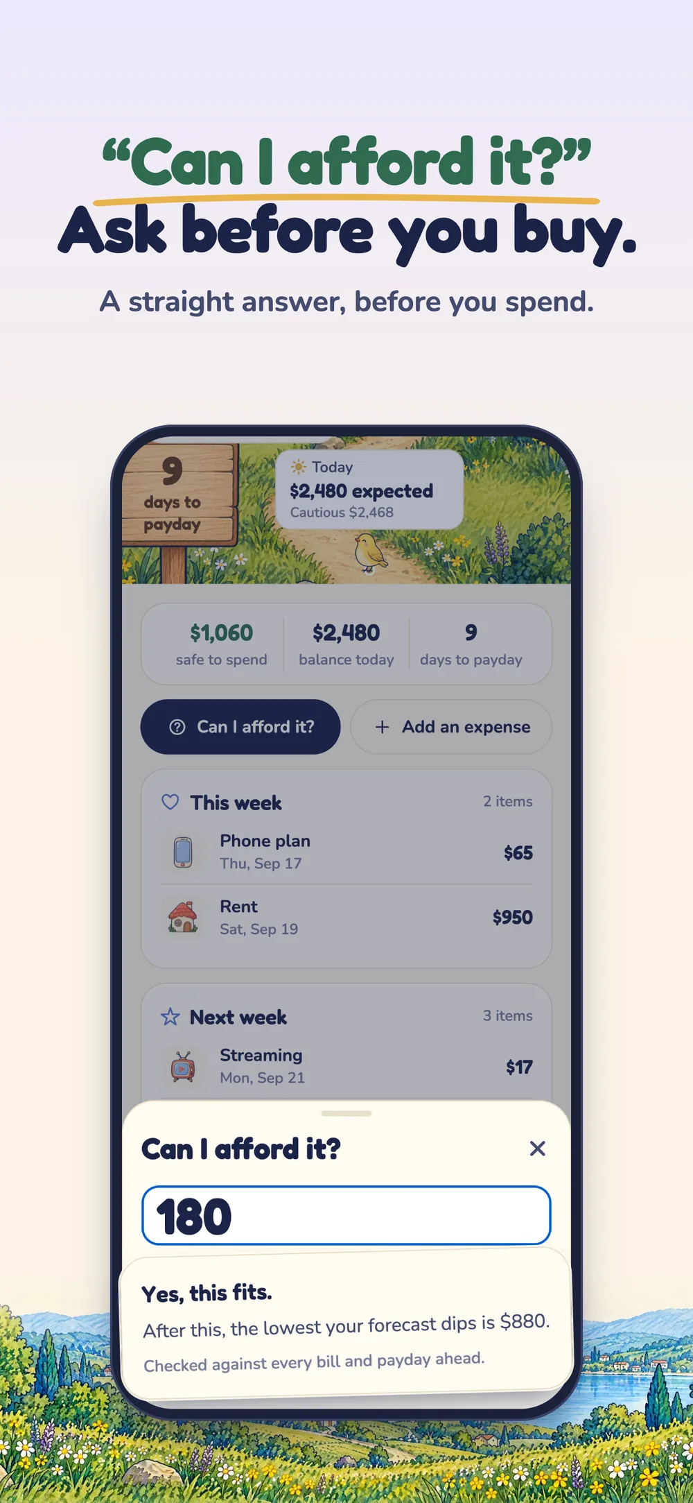 Shelter App Store creative — can I afford this?